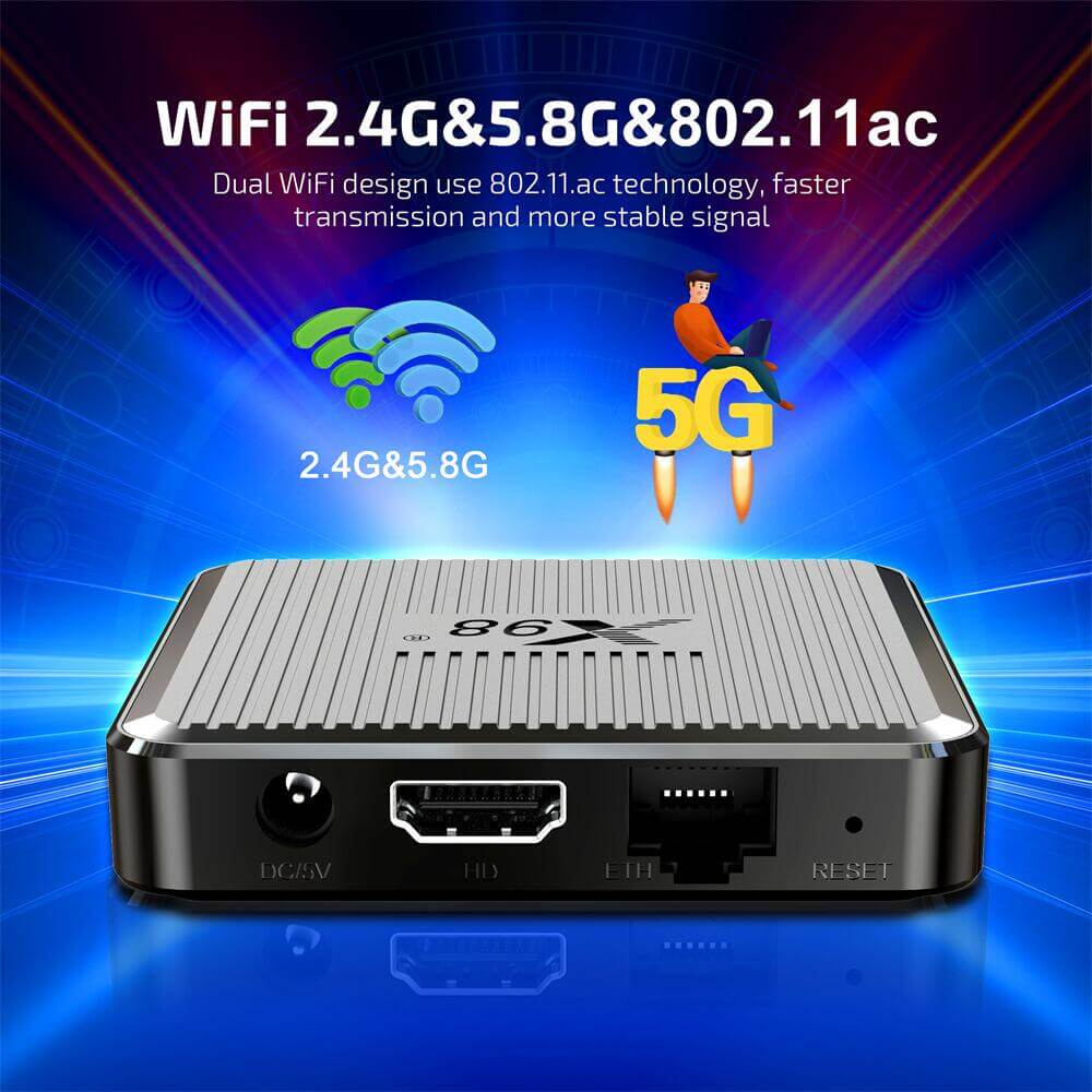 customize Amlogic S905W2 X98Q android tv boxes by Source manufacturer