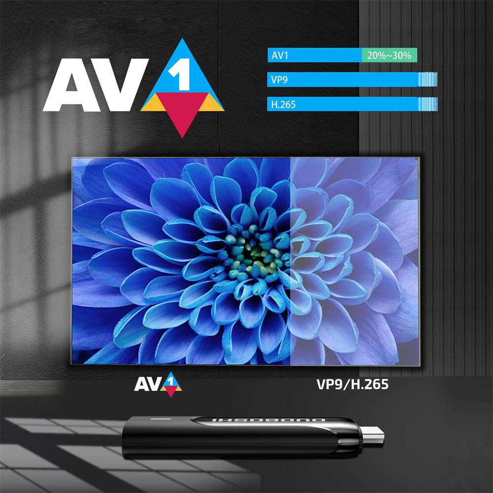 OEM GT1 Google Certified Amlogic S905y4 smart tv stick