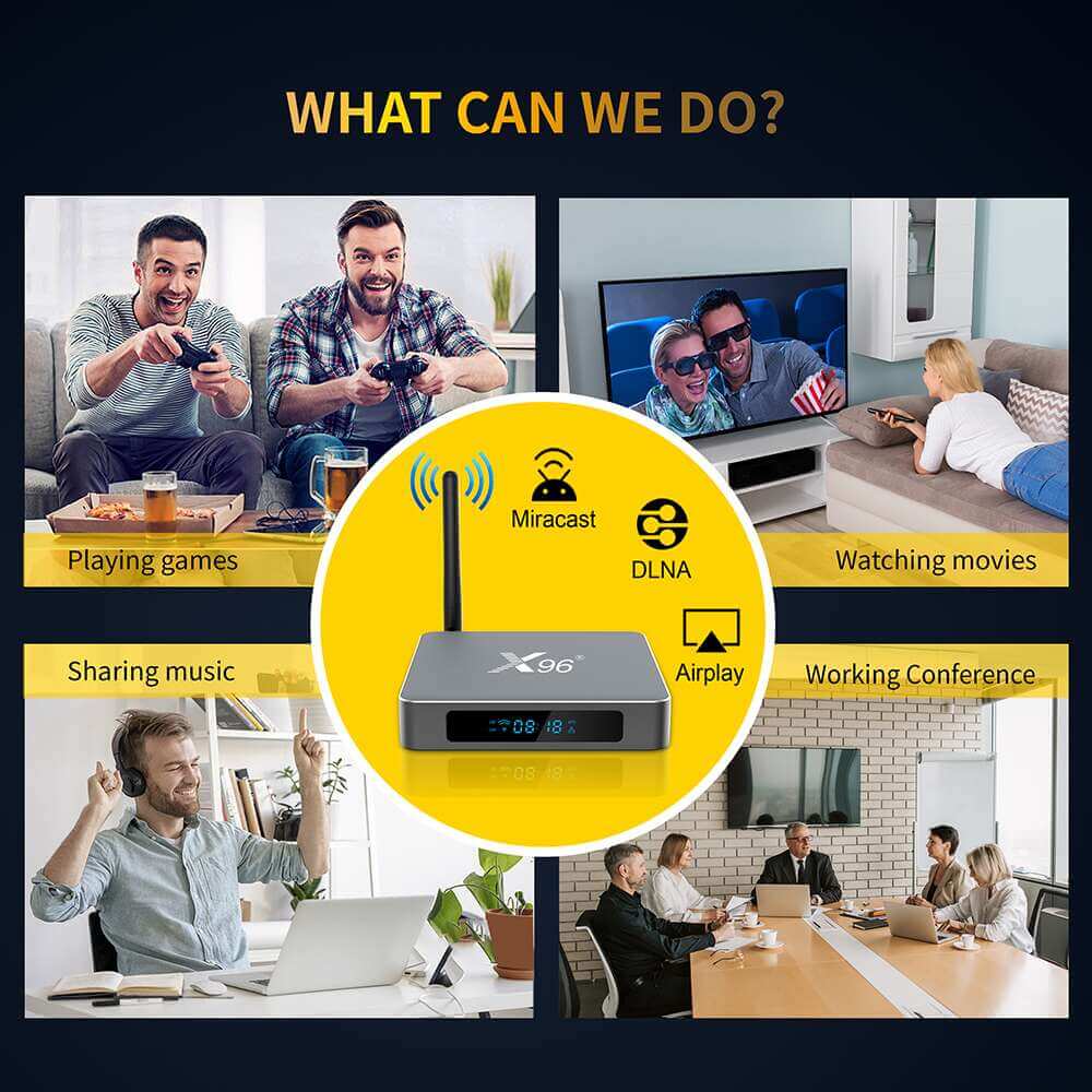 ODM Amlogic S922X X96 X9 iptv box by china Source manufacturer