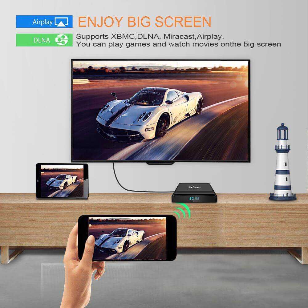 OEM amlogic S905X3 X96 air iptv box