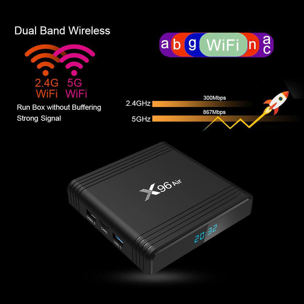 OEM amlogic S905X3 X96 air iptv box