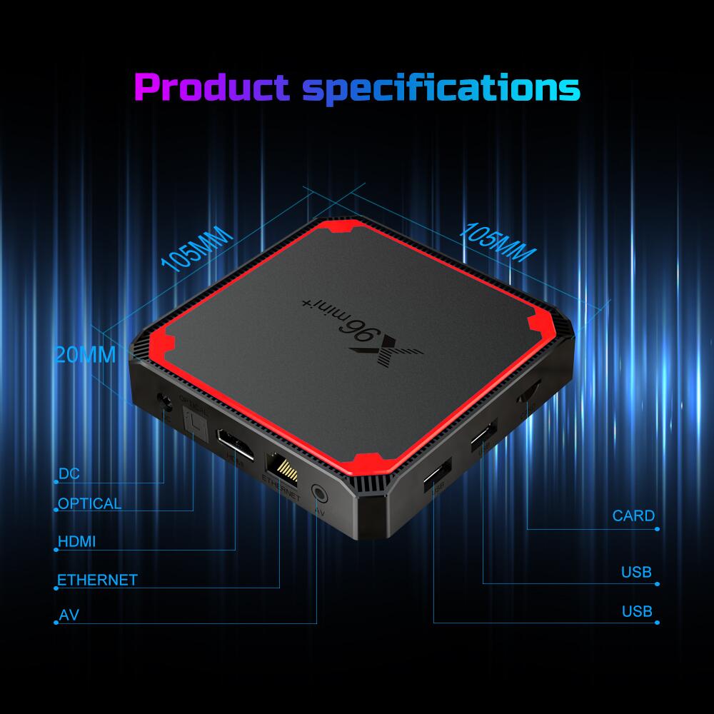 ODM X96mini+ Amlogic S905W4 iptv boxes by original manufacturer