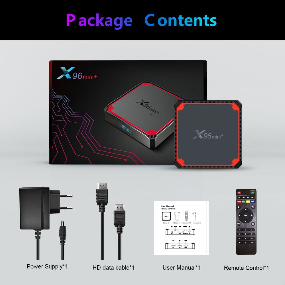 ODM X96mini+ Amlogic S905W4 iptv boxes by original manufacturer
