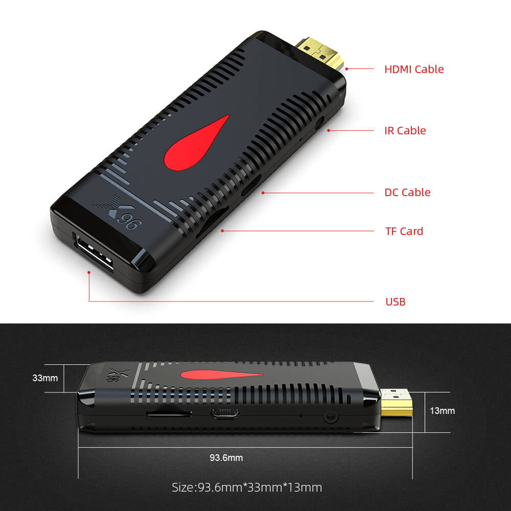 X96 S400 Allwinner H313 android tv stick