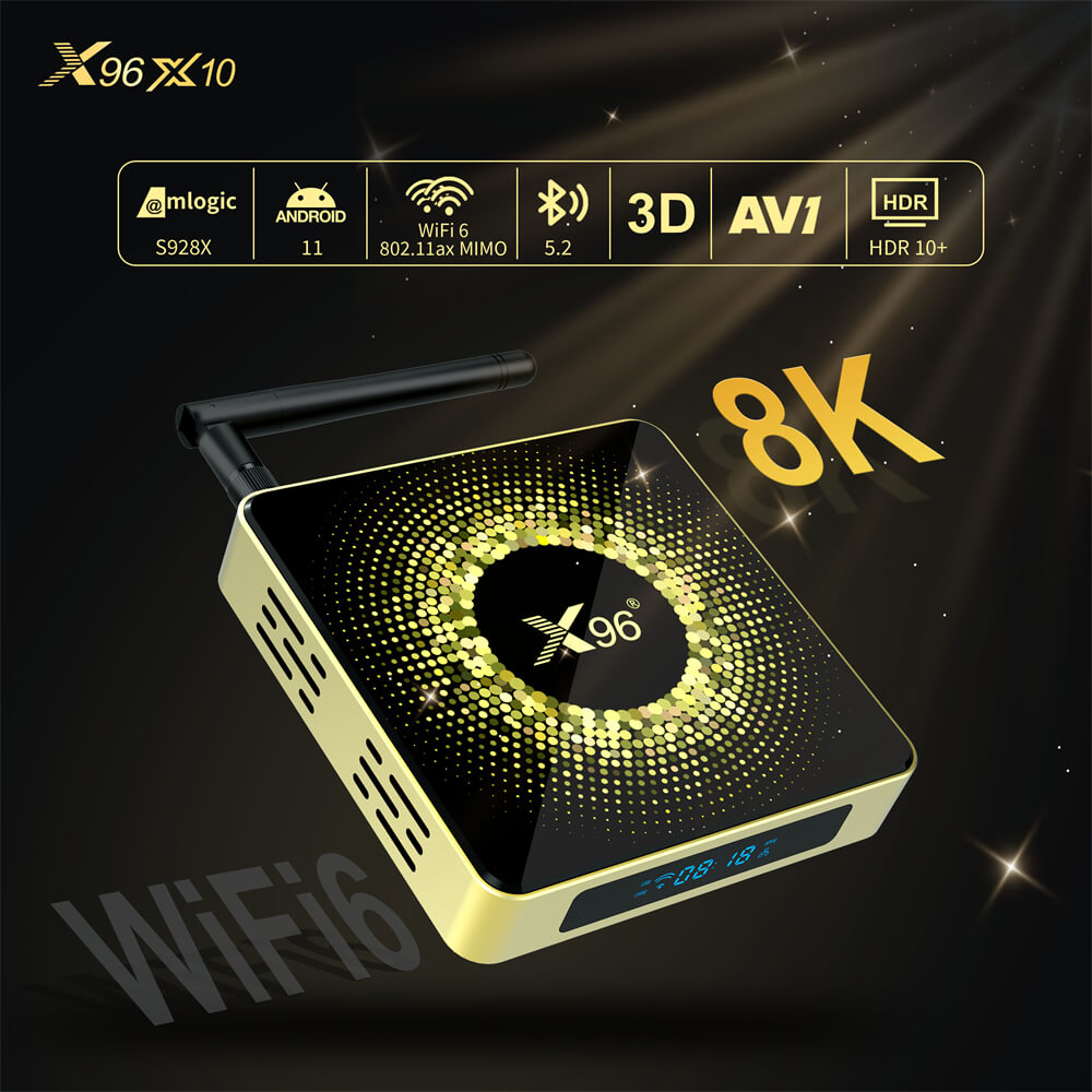 ODM Amlogic S928X X96 X10 iptv box by original manufacturer
