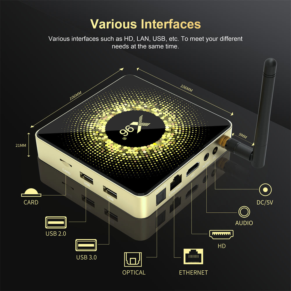 ODM Amlogic S928X X96 X10 iptv box by original manufacturer
