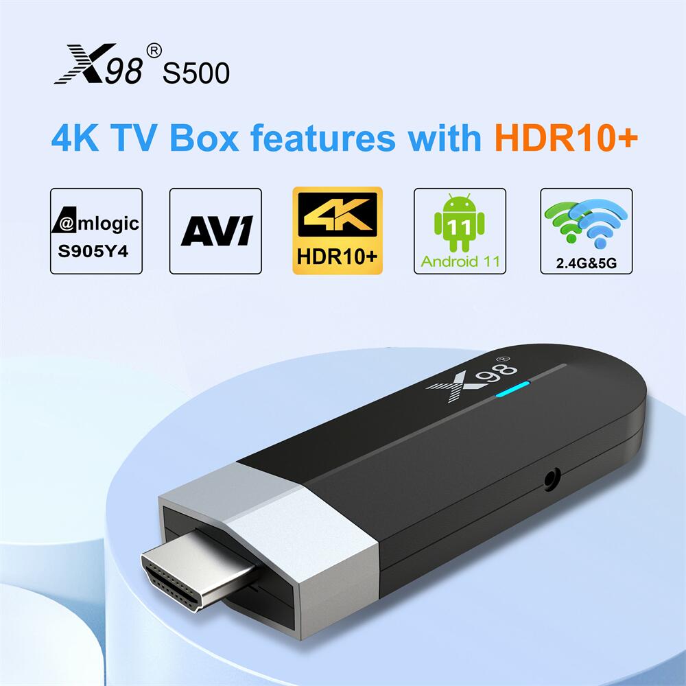 OEM Amlogic S905y4 X98-S500 android smart tv stick