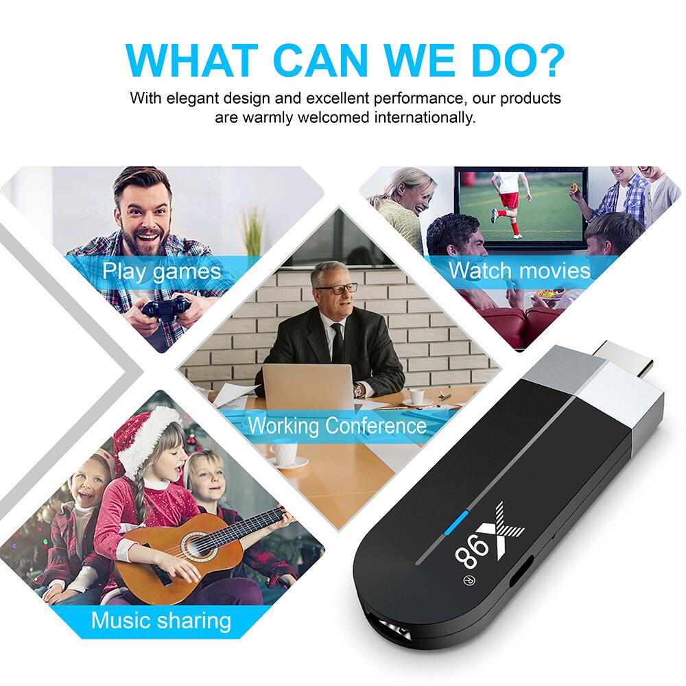 OEM Amlogic S905y4 X98-S500 android smart tv stick