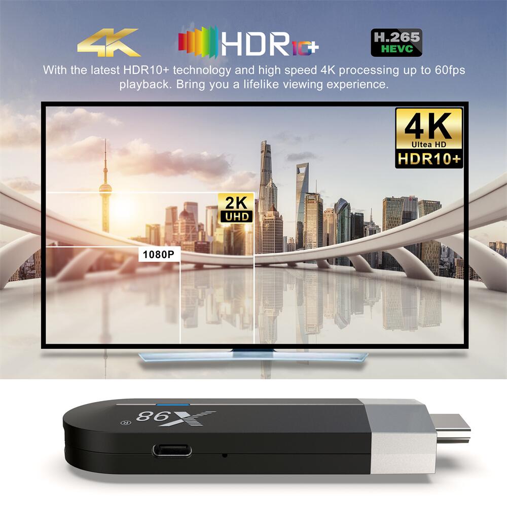 OEM Amlogic S905y4 X98-S500 android smart tv stick